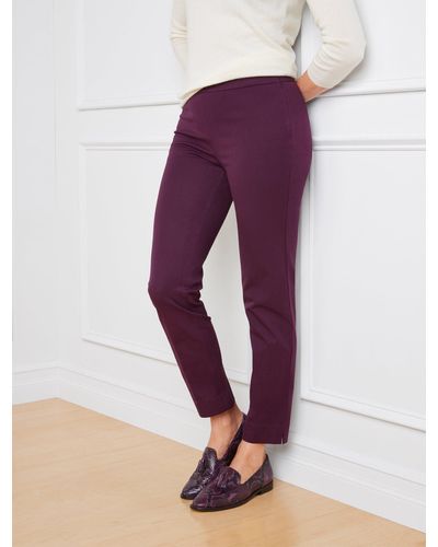 Talbots Chatham Ankle Pants - Purple