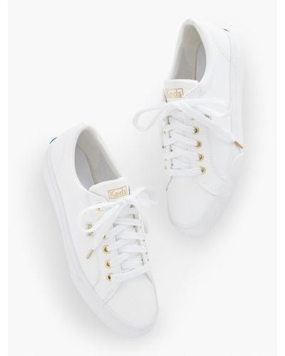 Keds ® Jump Kick Leather Sneakers - White