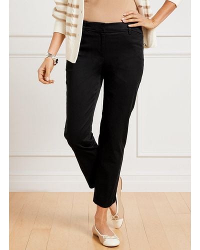Talbots Perfect Crops Trousers - Black