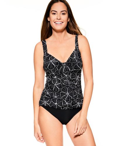 Miraclesuit ® Knot Front Tankini - Black