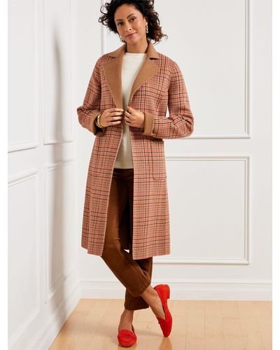 Talbots Wool Blend Coat - Multicolour