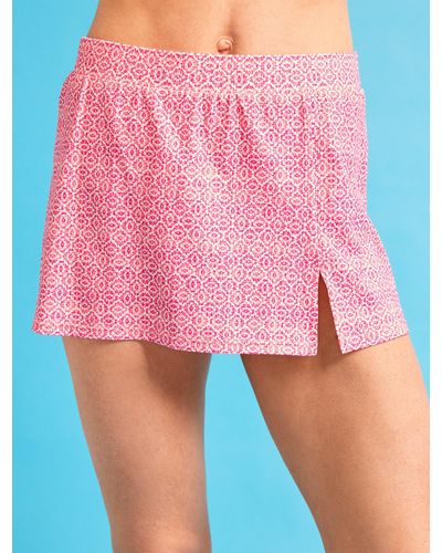 Miraclesuit ® Batiq Geo Vented Skirt - Pink