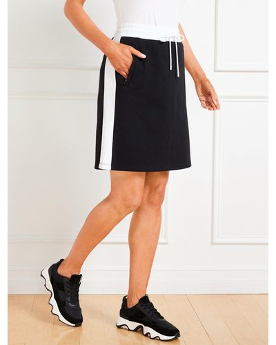 Talbots Tech Piqué Skirt - Black