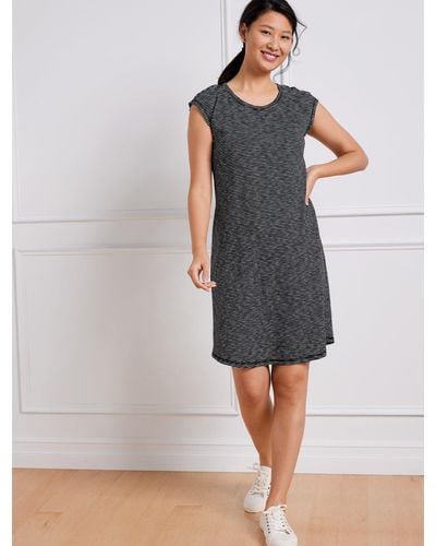Talbots Ruched Back Dress - Gray