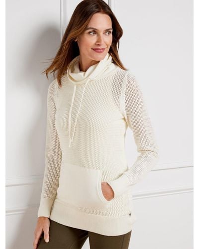 Talbots Cowl Neck Sweater - Natural