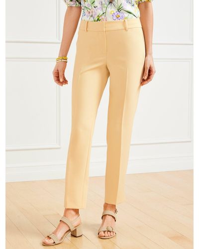 Talbots Hampshire Ankle Pants - Natural