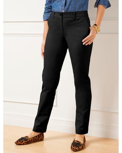 Talbots Perfect Chinos Trousers - Black