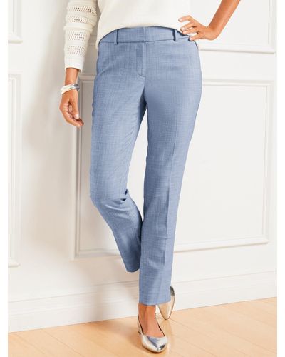 Talbots Hampshire Ankle Trousers - Blue