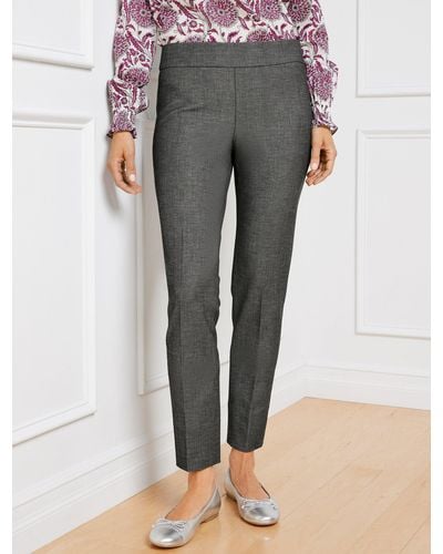 Talbots Chatham Ankle Trousers - Grey
