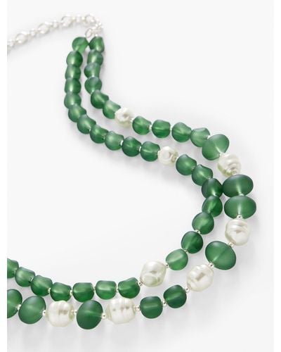 Talbots Fresh Air Necklace - Green