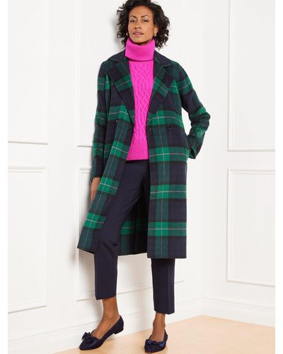 Talbots Double Face Wool Blend Coat - Multicolor