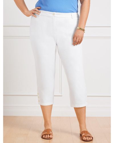 Talbots Perfect Skimmers Trousers - White