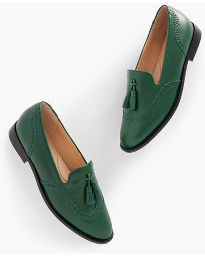 Green Talbots Flats and flat shoes for Women | Lyst
