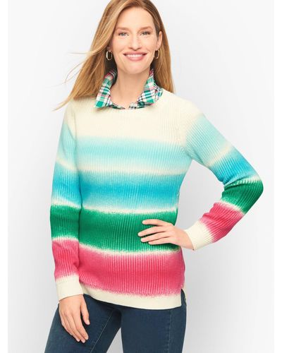 Talbots Shaker Stitch Sweater - Grey