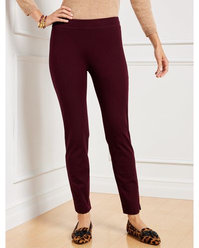 Talbots Chatham Ankle Pants - Red