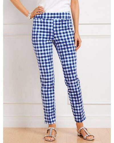 Talbots Chatham Ankle Trousers - Blue