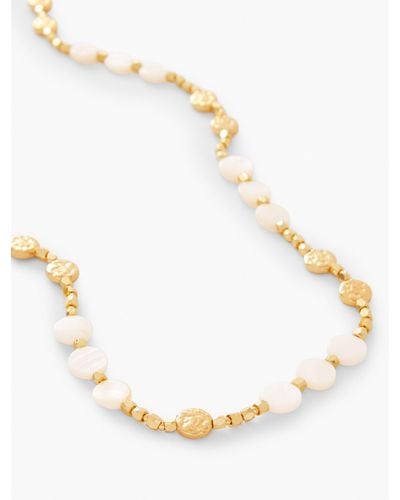 Talbots Mother-of-pearl Long Necklace - Natural