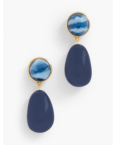 Talbots Refined Drop Earrings - Blue