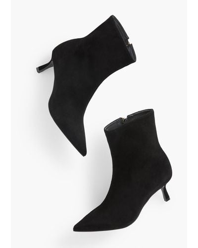Talbots Mallory Kitten Heel Boots - Black