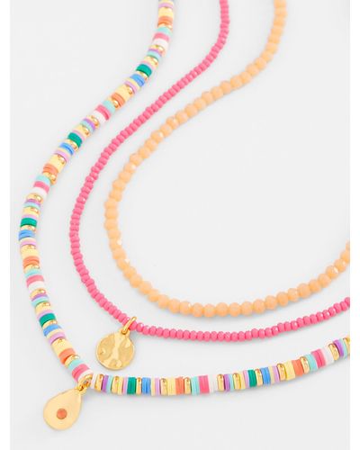 Talbots Beaded Layer Necklace - Multicolor