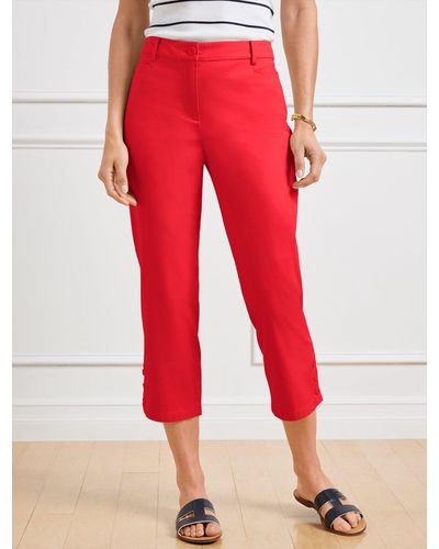 Talbots Perfect Skimmers Pants - Red