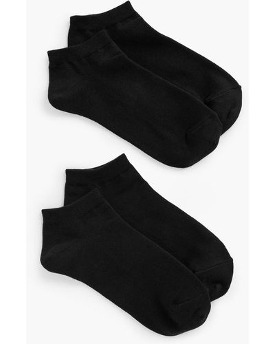 Talbots Two Pair Ankle Socks - Black