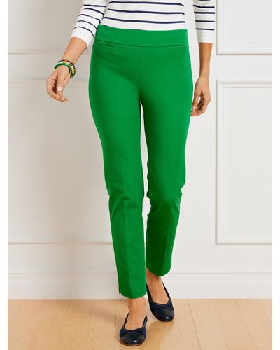 Talbots Chatham Ankle Trousers - Green