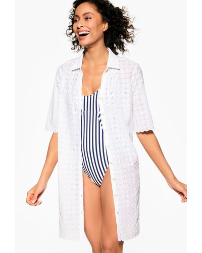 Miraclesuit ® Eyelet Tunic Cover-up - White