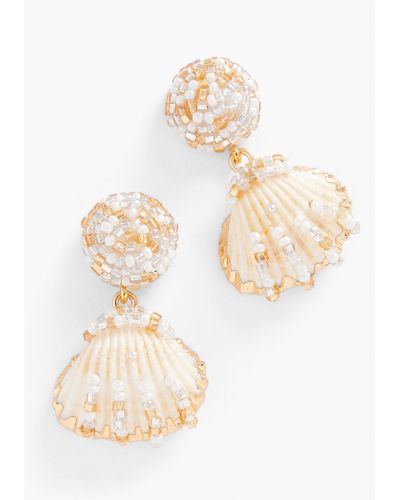 Talbots By The Shore Drop Earrings - Natural