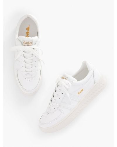 Talbots Gola® Grandslam Leather Trainers - White