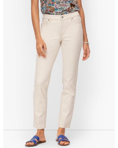 Talbots Slim Ankle Jeans - Natural