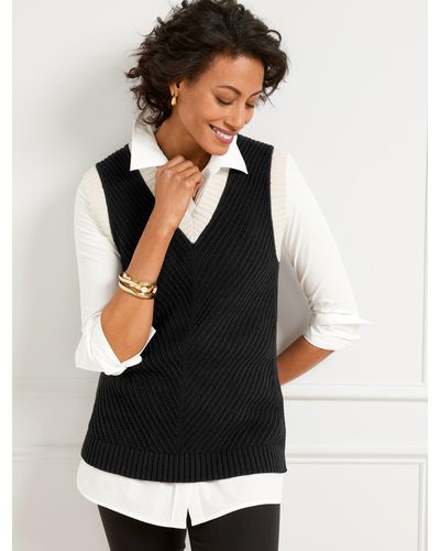 Sleeveless sweaters for Women | Lyst