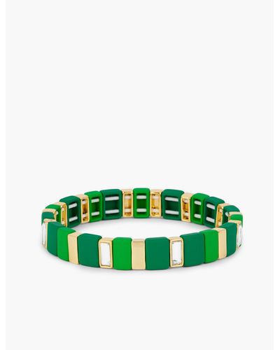 Talbots Modern Tile Bracelet - Green