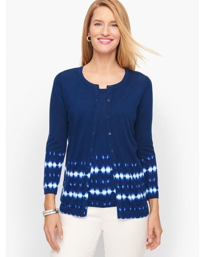 Talbots Charming Cardigan Sweater - Blue