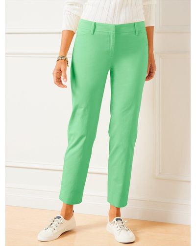 Talbots Perfect Crops Trousers - Green