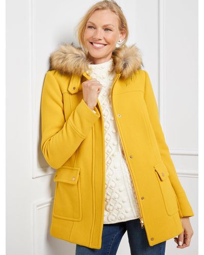 Jackets and Outerwear | Boiled Wool Coat AMORE PINK - Talbots Womens •  Winners Chapel