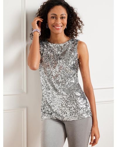 Talbots sequin top hot sale