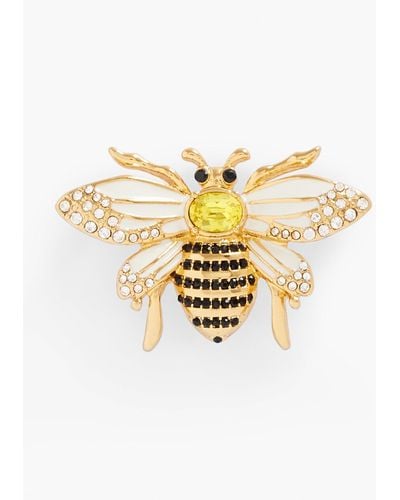 Talbots Honey Bee Brooch - Metallic