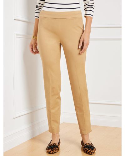 Talbots Chatham Ankle Trousers - Natural