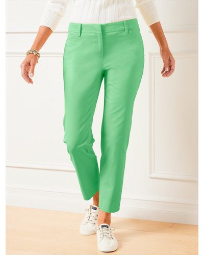 Talbots Perfect Crops Trousers - Green