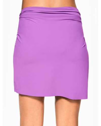Talbots Gottex® Twist Front Cover-up Swim Skirt - Purple