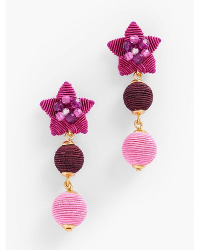 Pink Talbots Earrings and ear cuffs for Women | Lyst