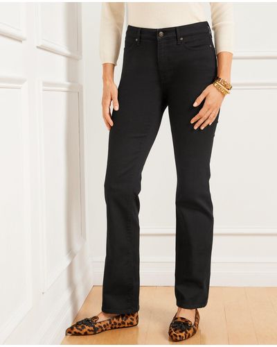 Talbots High-waist Barely Boot Jeans - Black