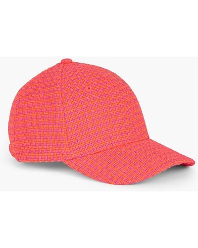 Talbots Tweed Baseball Cap - Pink