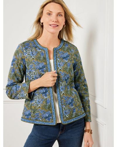 Talbots Quilted Jacket - Blue