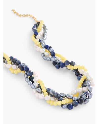 Talbots Spring Mix Necklace - Blue