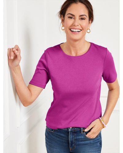 Talbots Crewneck T-shirt - Purple