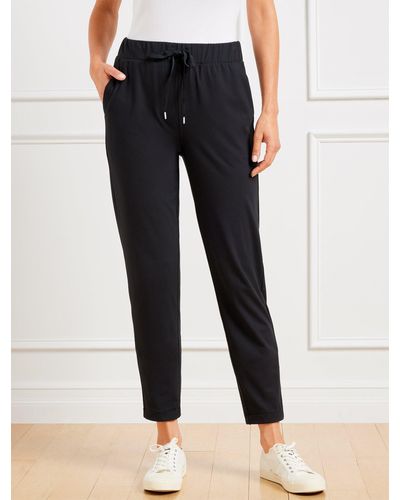 Talbots Out & About Stretch Jogger Pants - Black