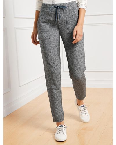 Talbots Modal French Terry Jogger Trousers - Grey