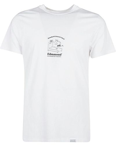 Edmmond Studios Printed Cotton T-shirt - White